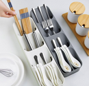Kit Organizador de Talheres e Facas para Gavetas